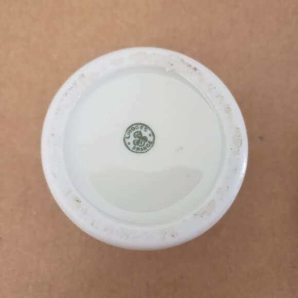 Limoges Ashtrays Match Holder w Lid White Gold Couple French Porcelain Lot of 3 - Picture 5 of 9